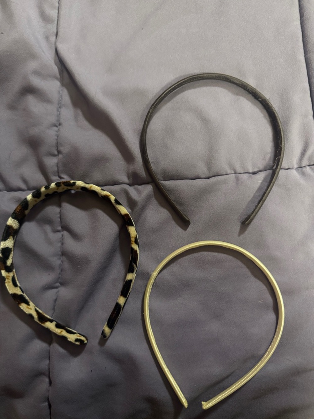 Women’s Leopard, Black and Gold Headband Set